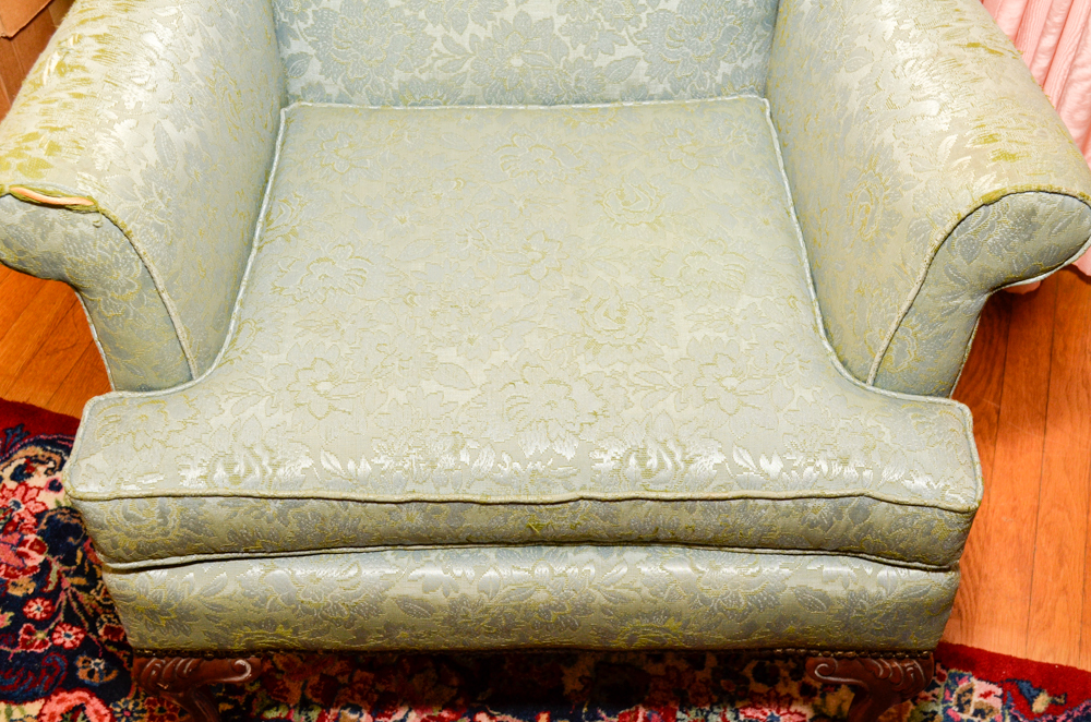 Chippendale Style Wingback Chair