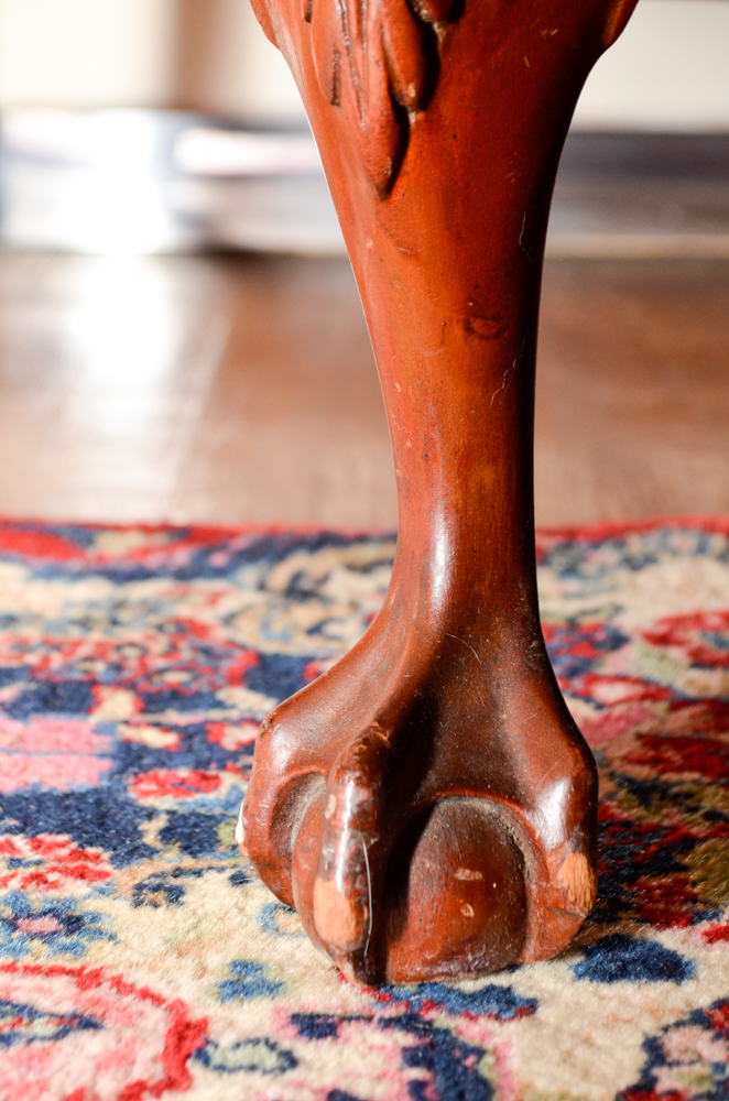 Chippendale Style Wingback Chair