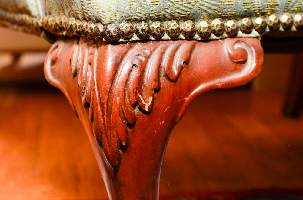 Chippendale Style Wingback Chair