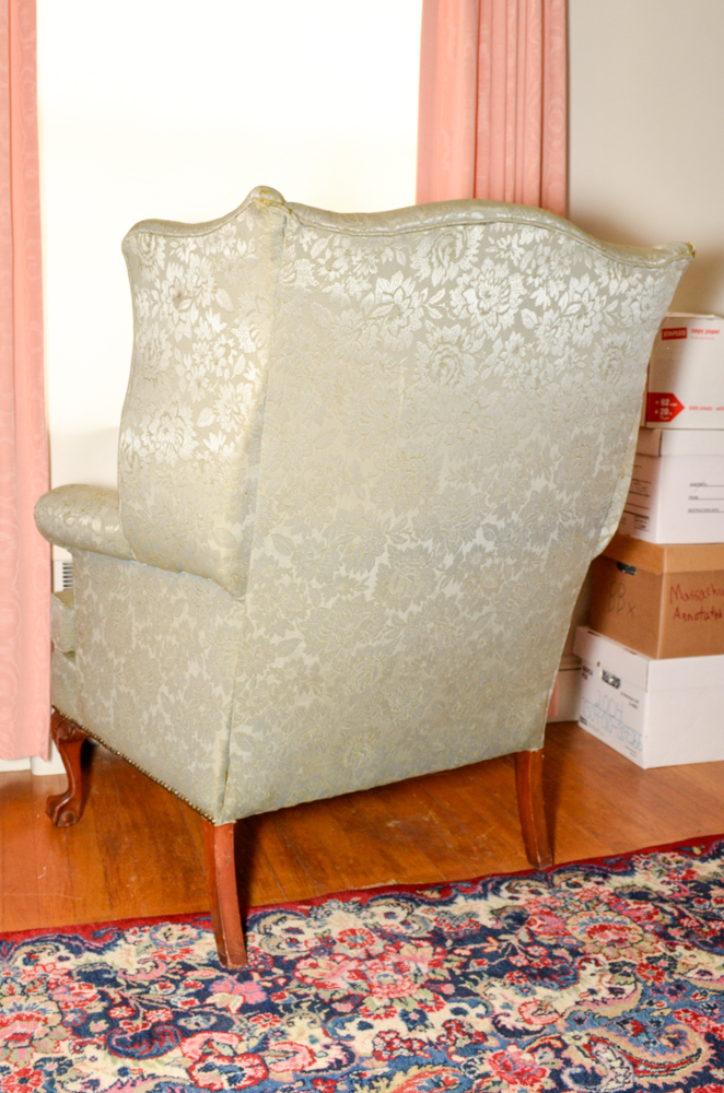 Chippendale Style Wingback Chair