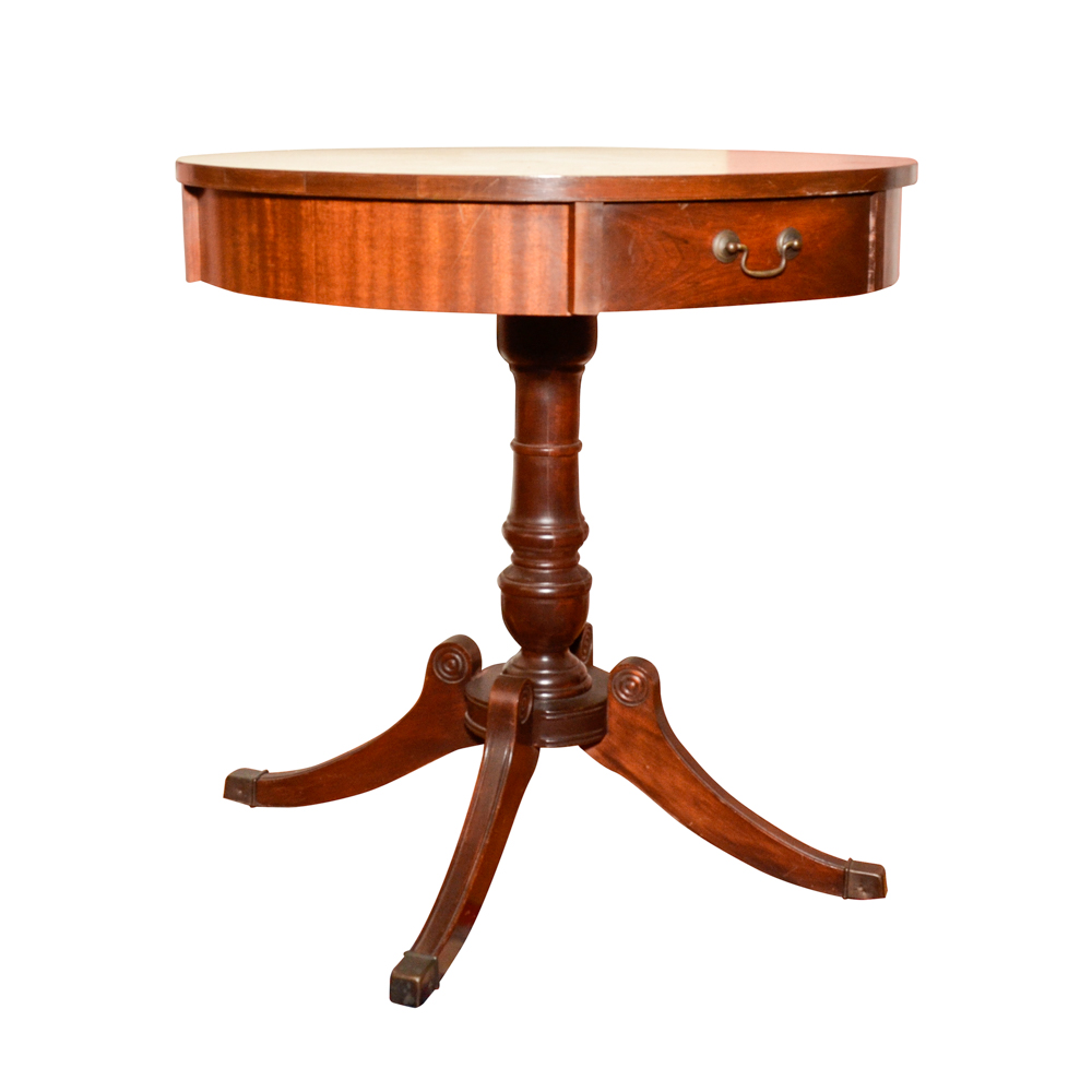 Duncan Phyfe Style Drum Table