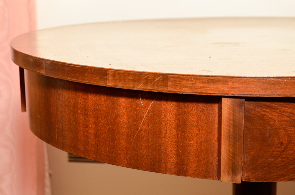 Duncan Phyfe Style Drum Table