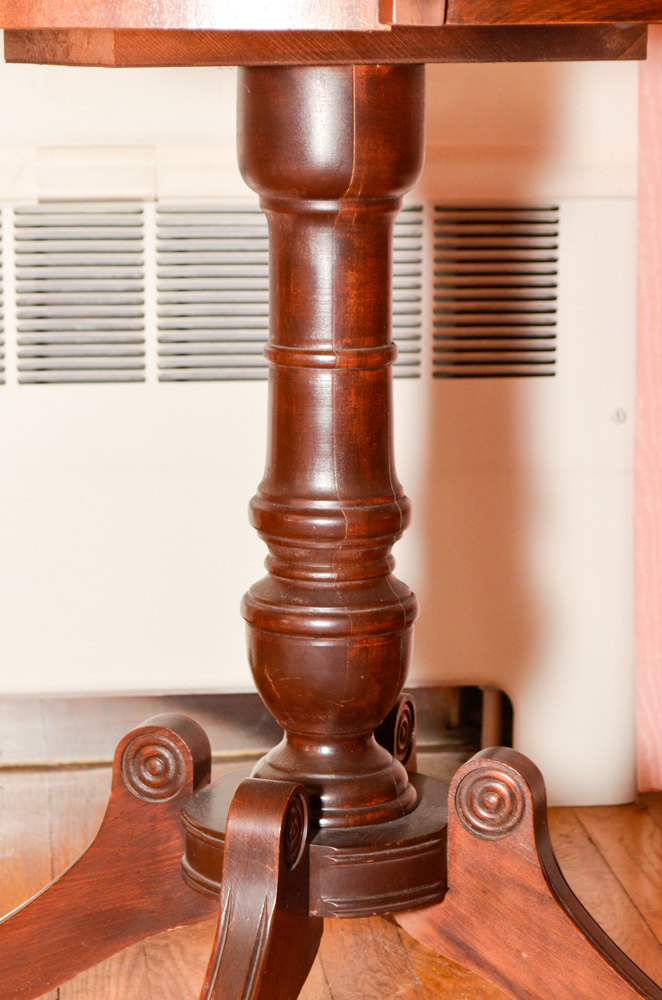 Duncan Phyfe Style Drum Table