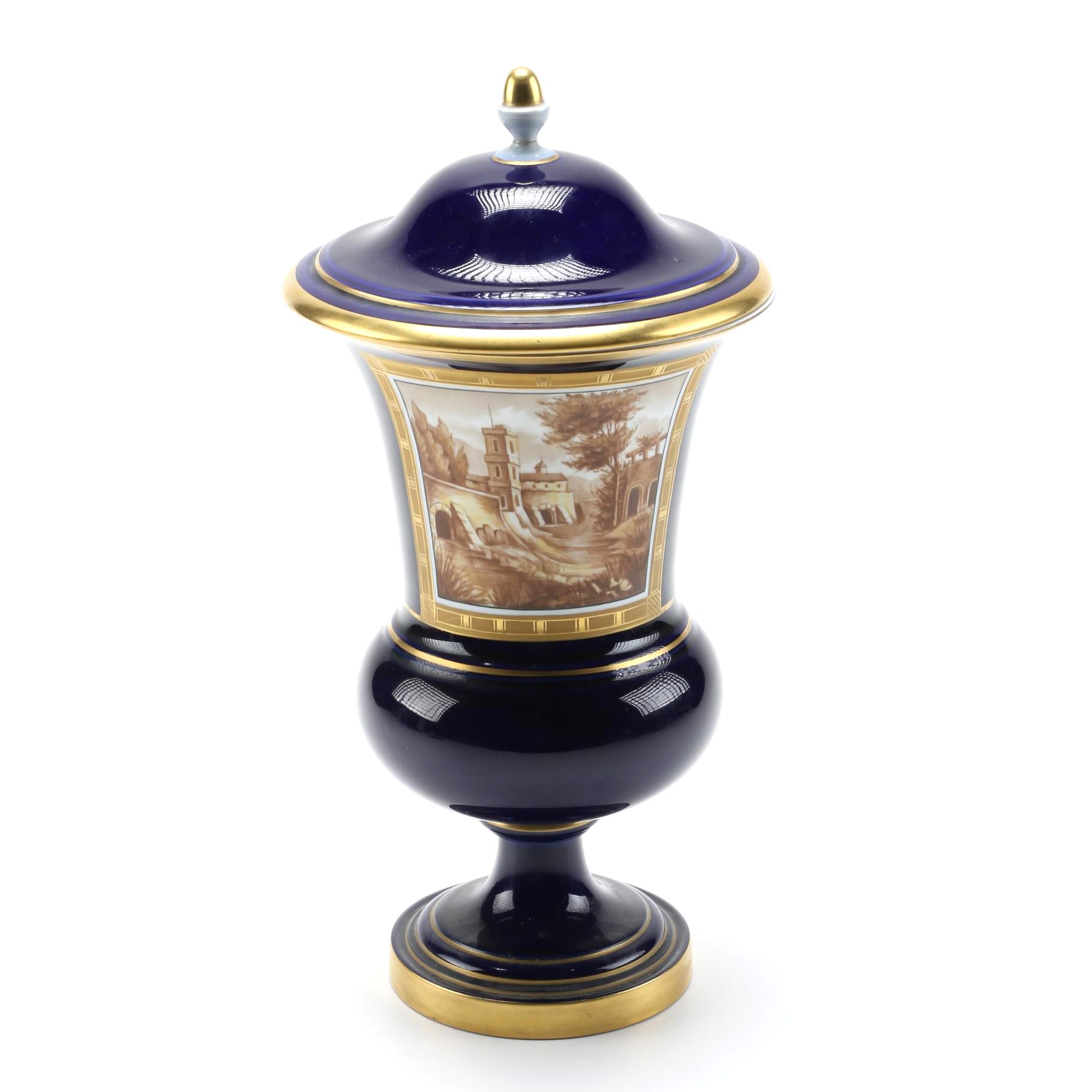 Vista Alegre Porcelain Urn