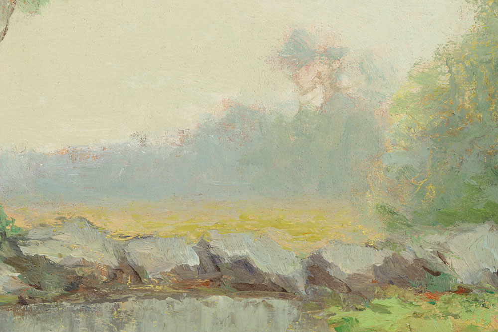 Chauncey Foster Ryder Oil Painting on Canvas Board Landscape