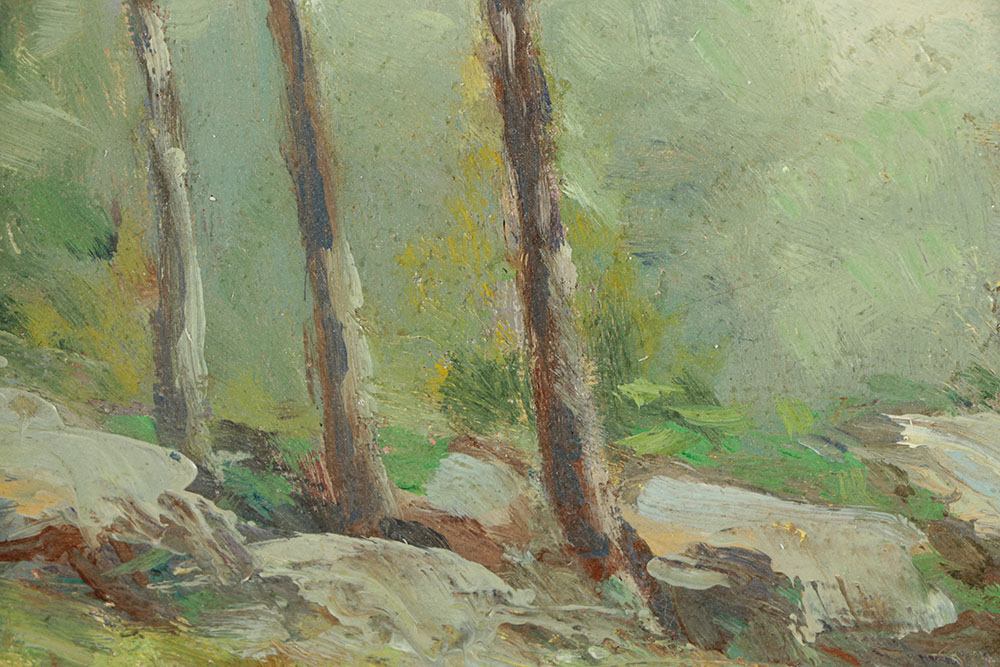 Chauncey Foster Ryder Oil Painting on Canvas Board Landscape