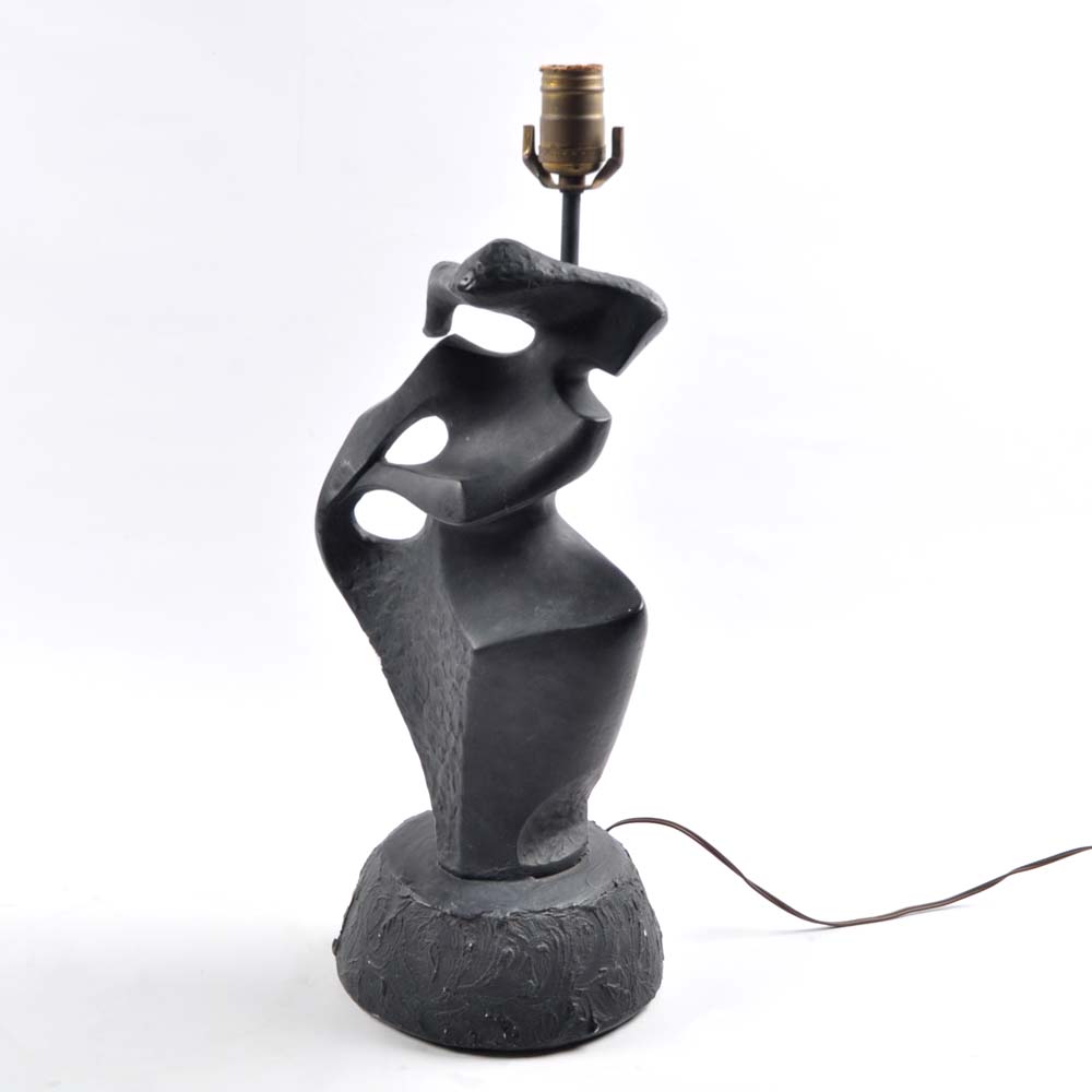 Vintage Modernist Figural Lamps