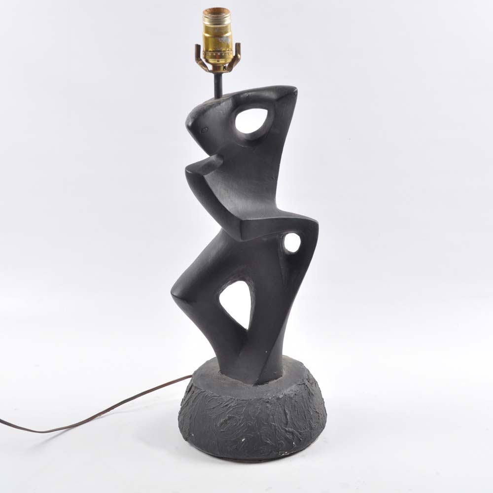 Vintage Modernist Figural Lamps
