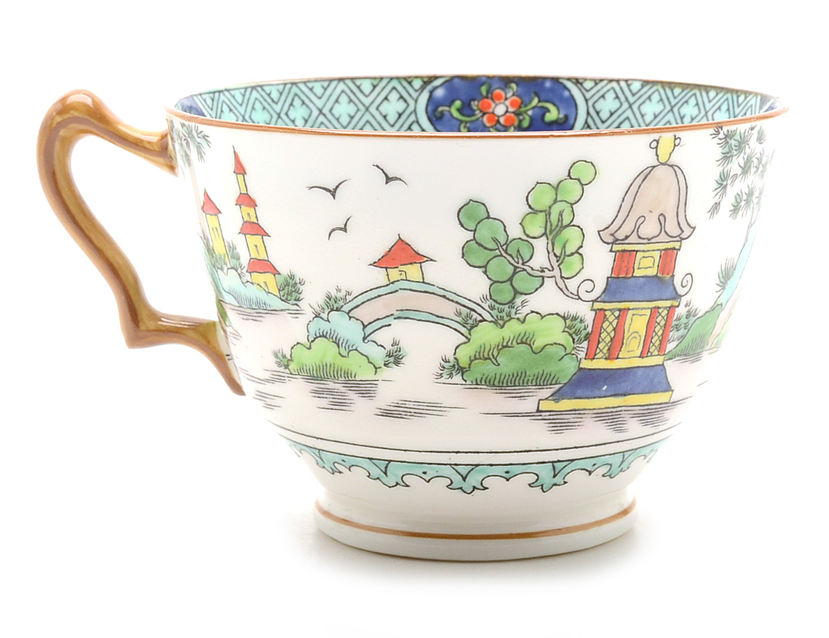 Crown Staffordshire "Ye Olde Willow" China Tea Set