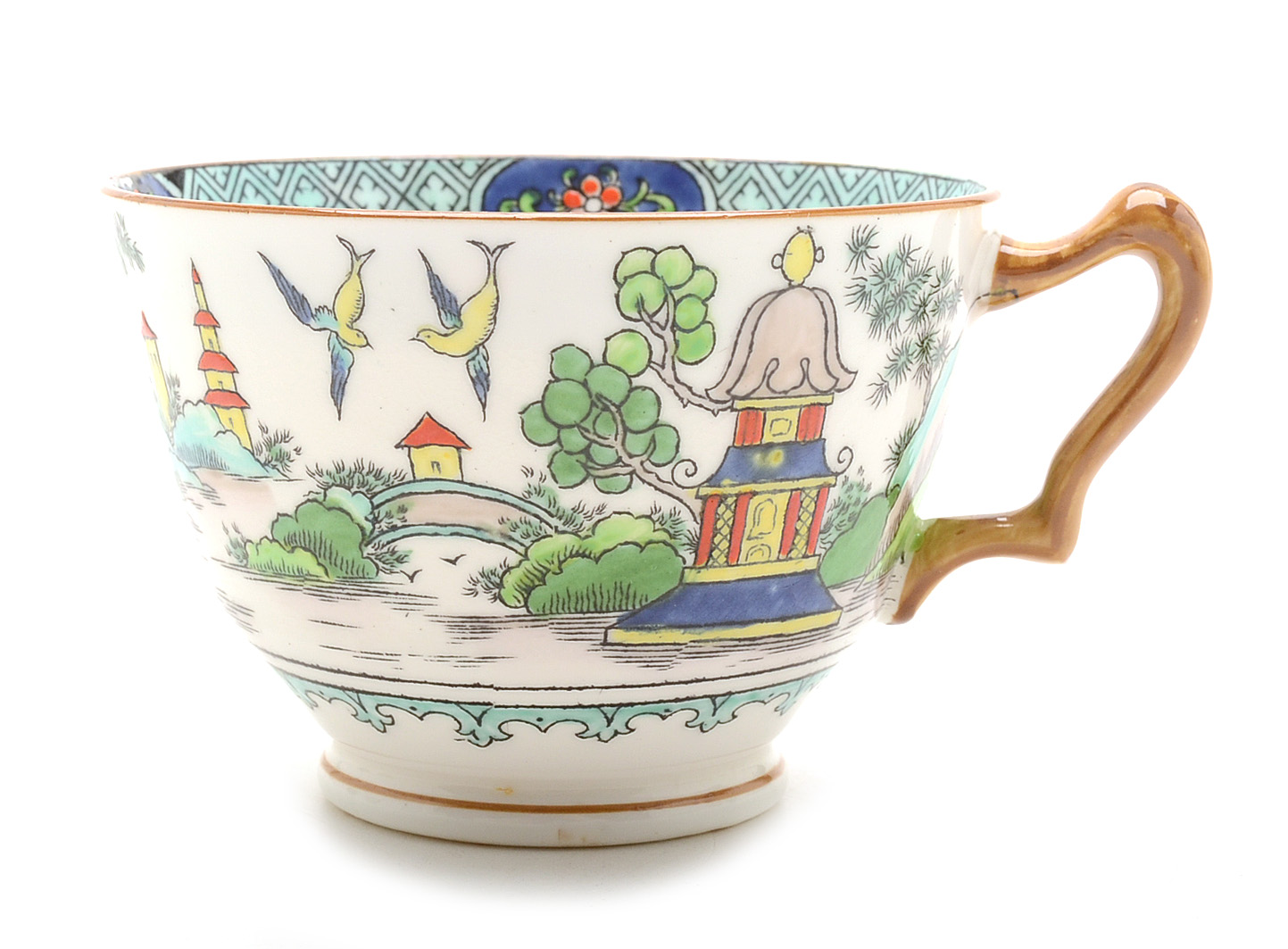 Crown Staffordshire "Ye Olde Willow" China Tea Set