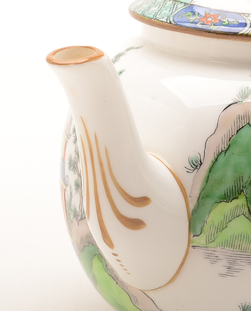 Crown Staffordshire "Ye Olde Willow" China Tea Set