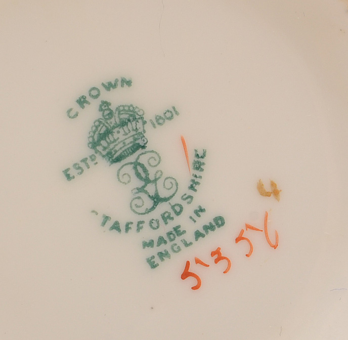 Crown Staffordshire "Ye Olde Willow" China Tea Set