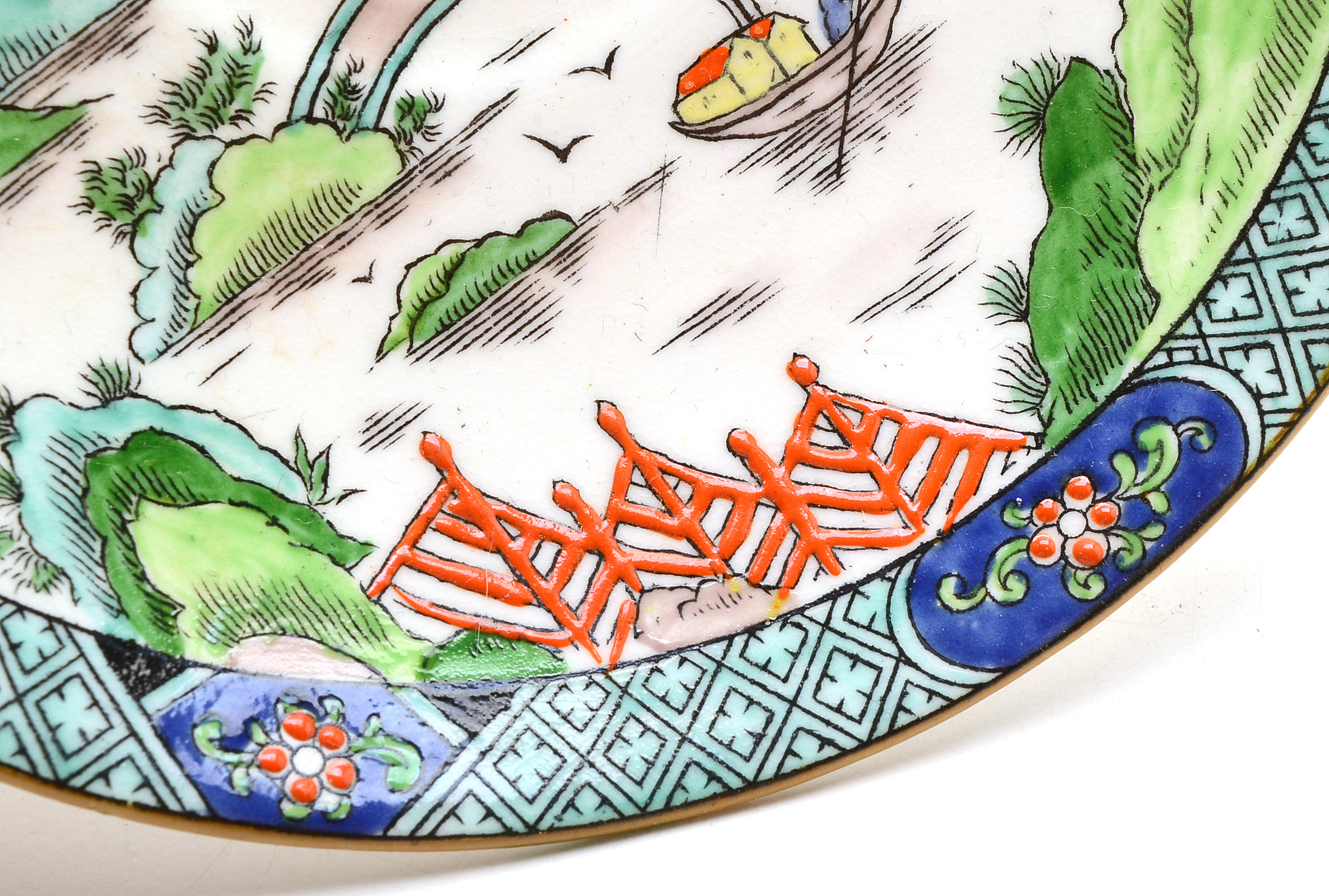 Crown Staffordshire "Ye Olde Willow" China Tea Set