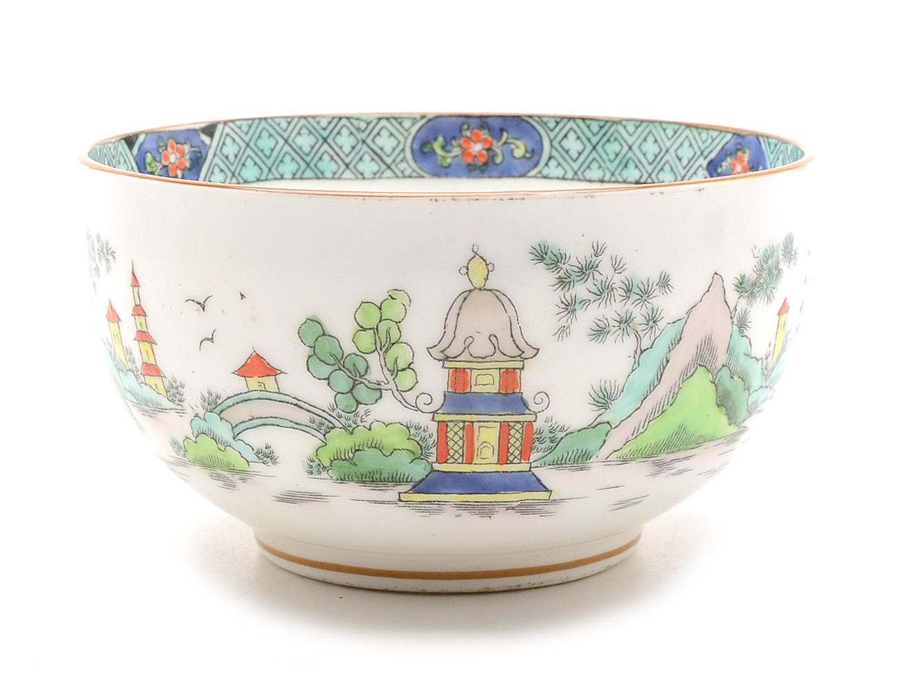 Crown Staffordshire "Ye Olde Willow" China Tea Set