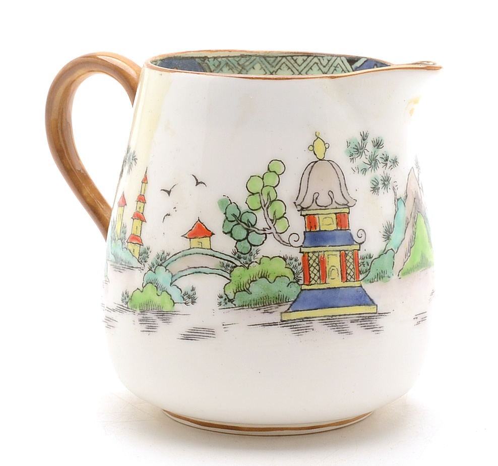 Crown Staffordshire "Ye Olde Willow" China Tea Set