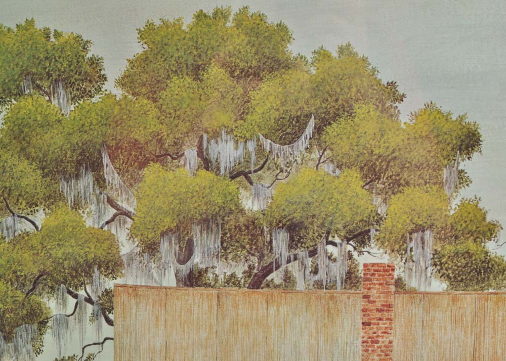 Jack Meyers Signed Offset Lithograph "Airing the Quilts"