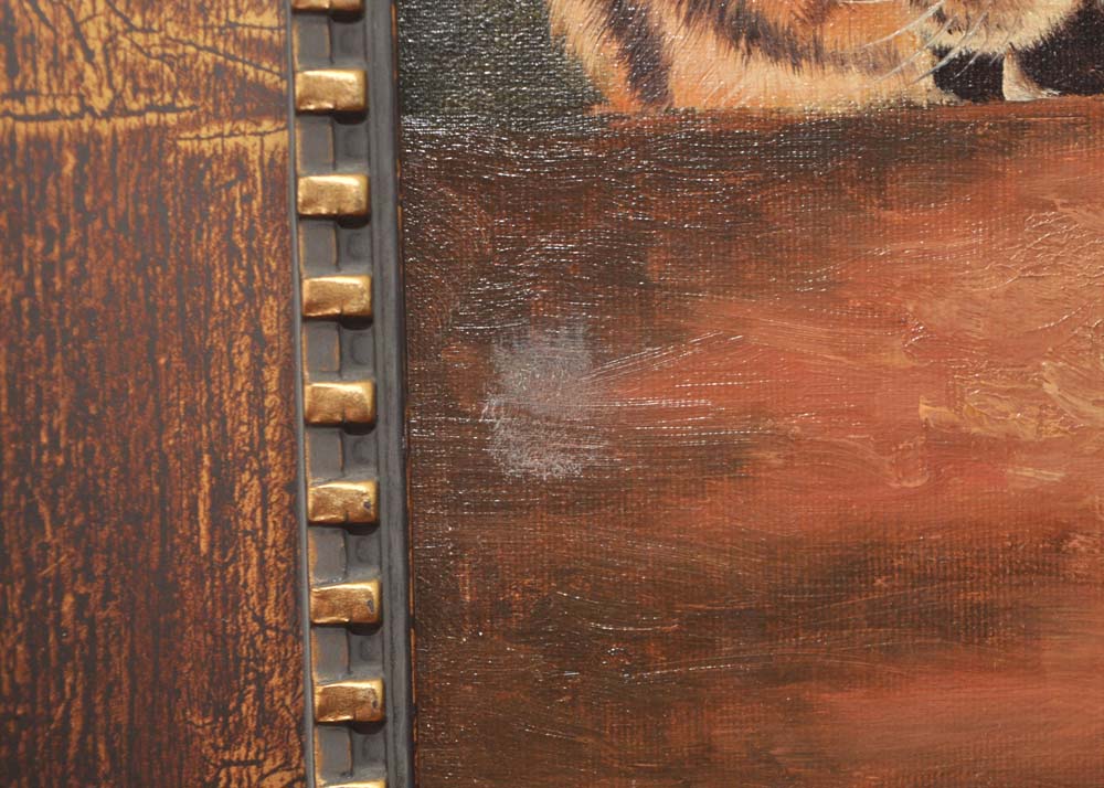 G. Robert Copy Painting After Antoinette von Grone "Beauty and the Beast"