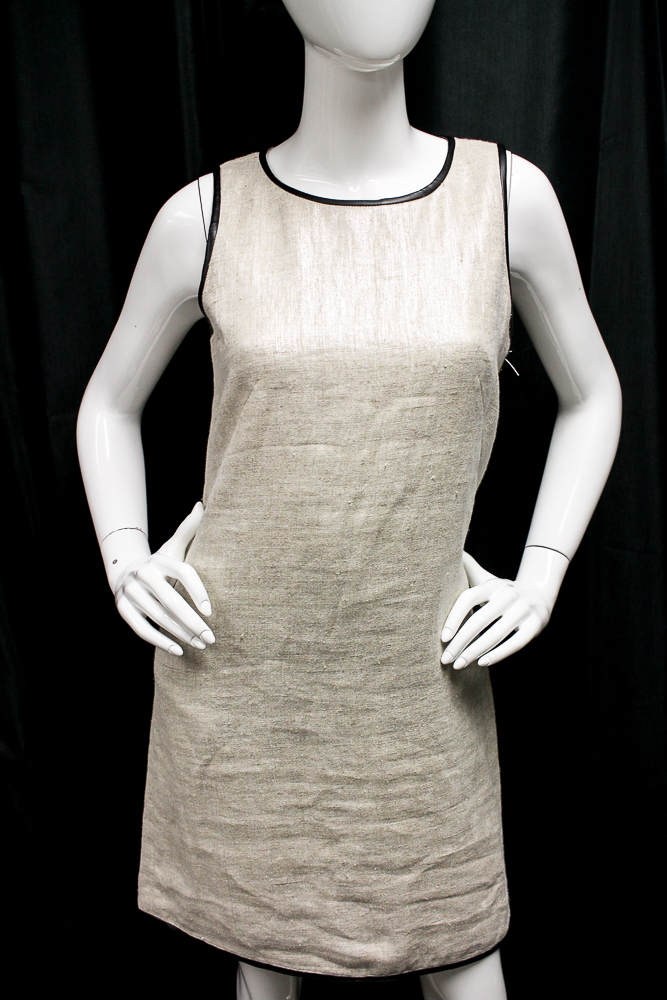 Tory Burch Gold Wash Dress and Massimo Dutti Linen Dress