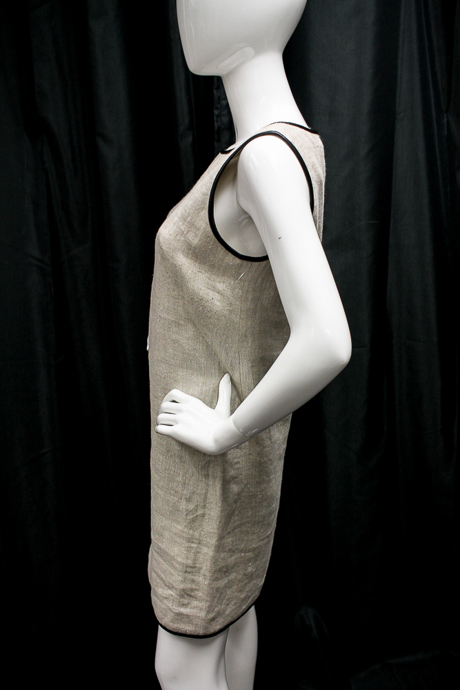 Tory Burch Gold Wash Dress and Massimo Dutti Linen Dress