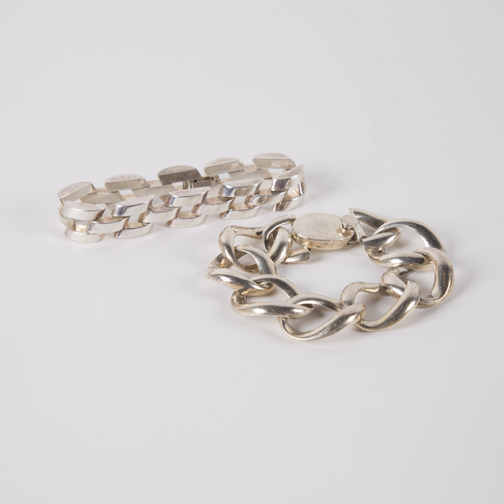 Moved to sale 046. Sterling Silver Bracelets