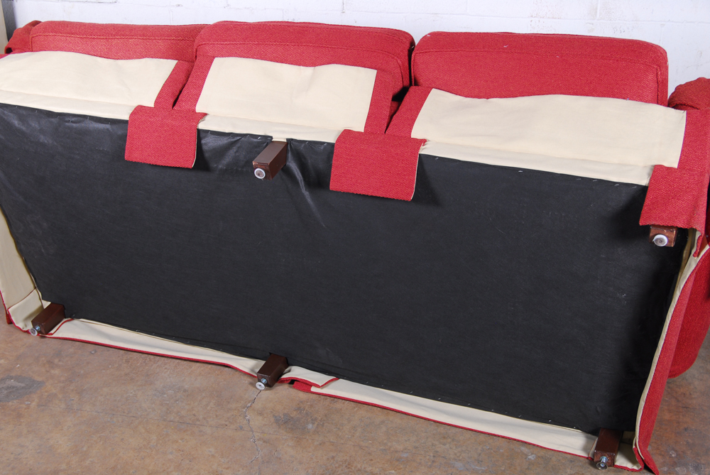 Brandywine Design Furniture Custom Upholstered Red Sofa