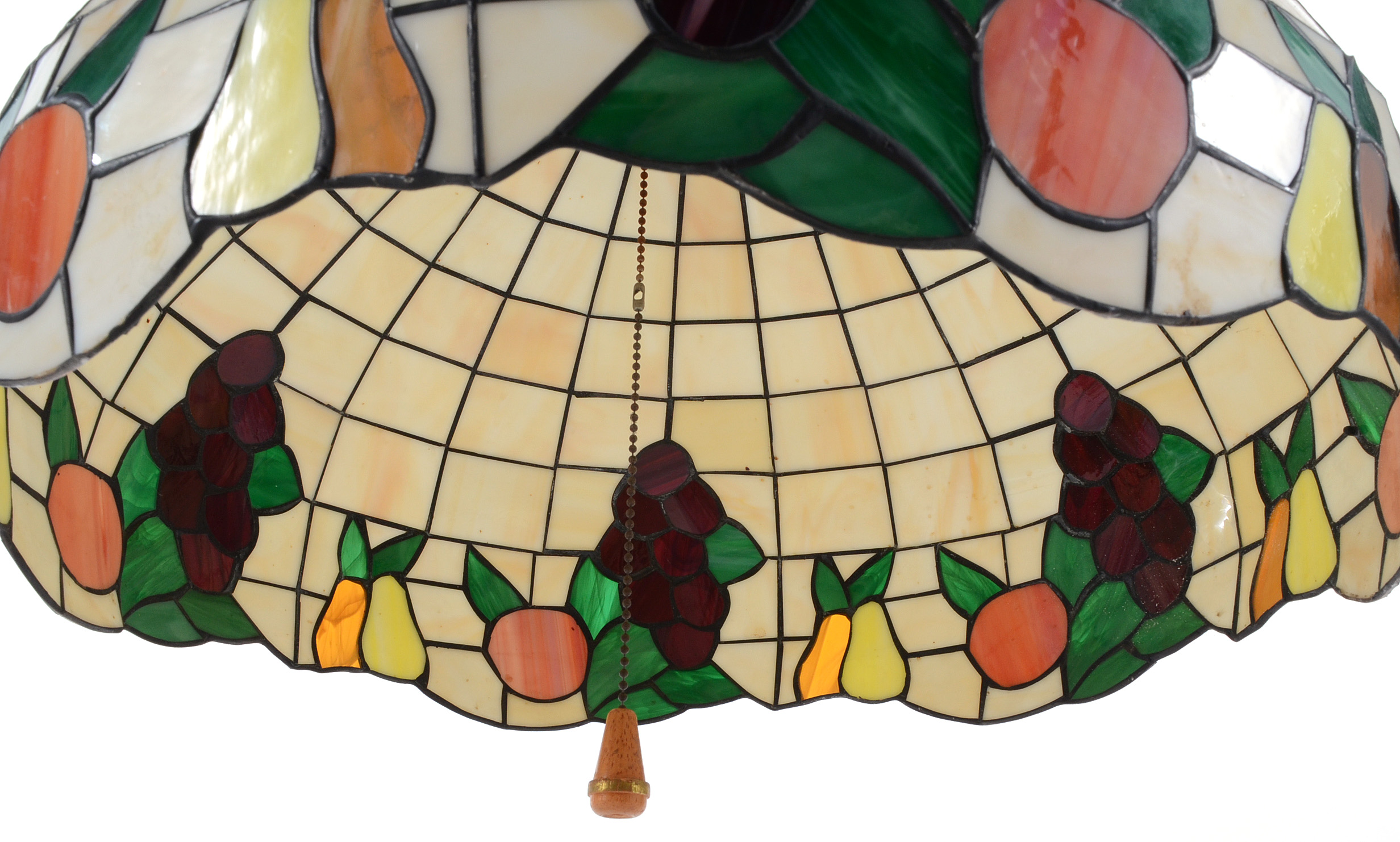 Pendant Light with Stained Glass Shade