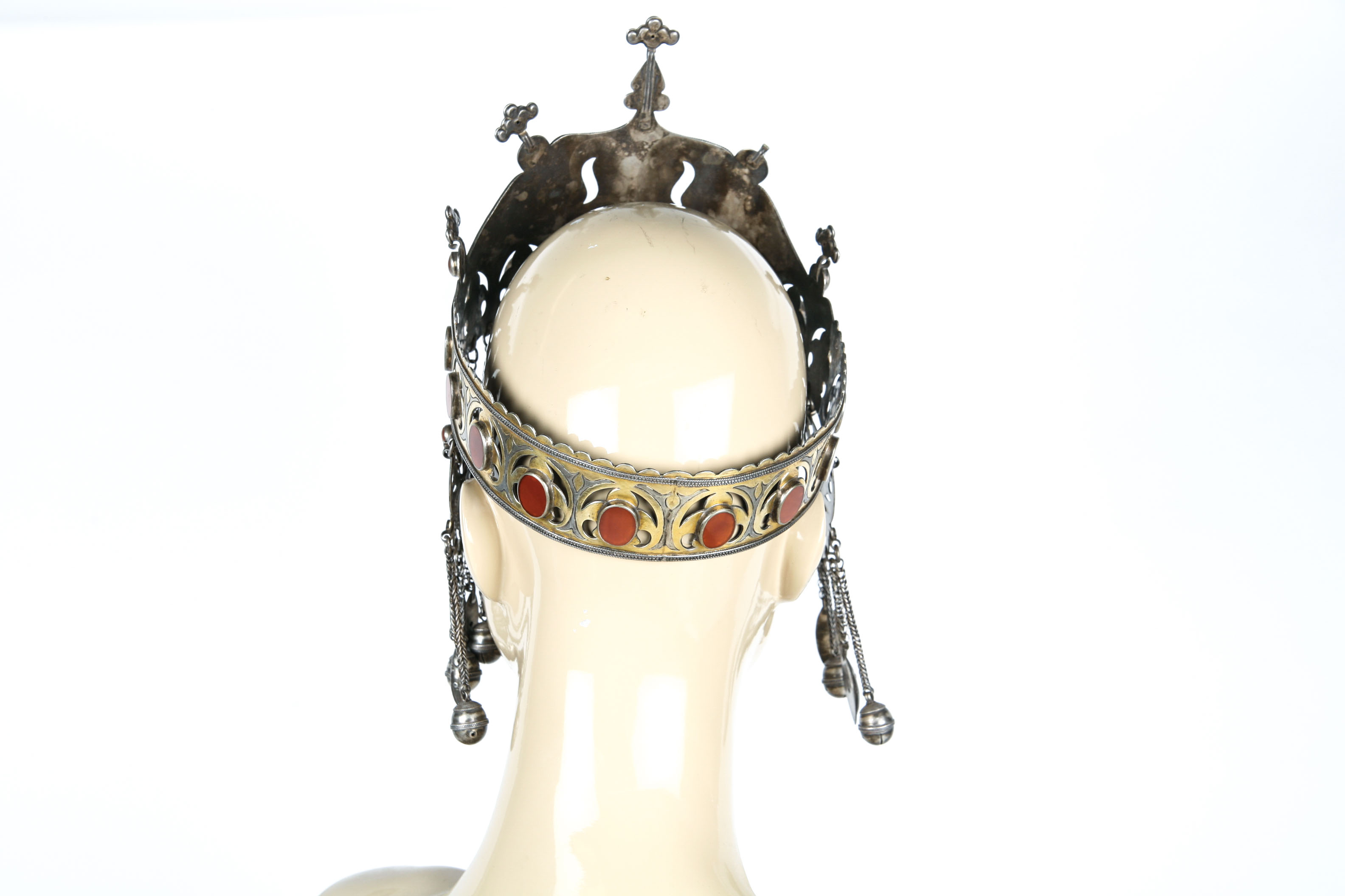 Antique Turkmen Wedding Crown