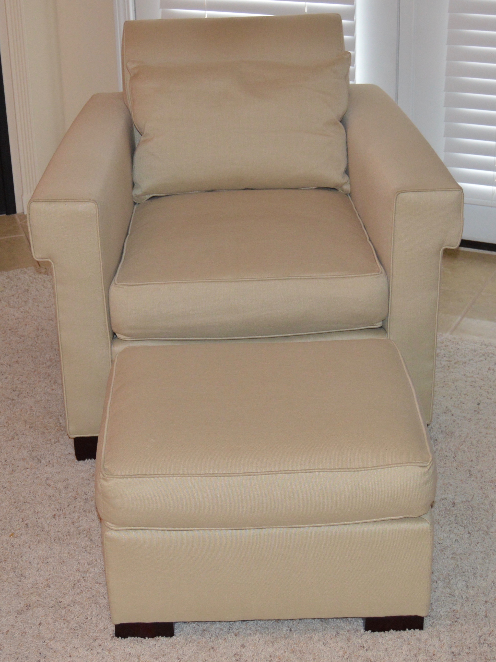 Todd Oldham Armchair and Ottoman by Hickory Chair Co.