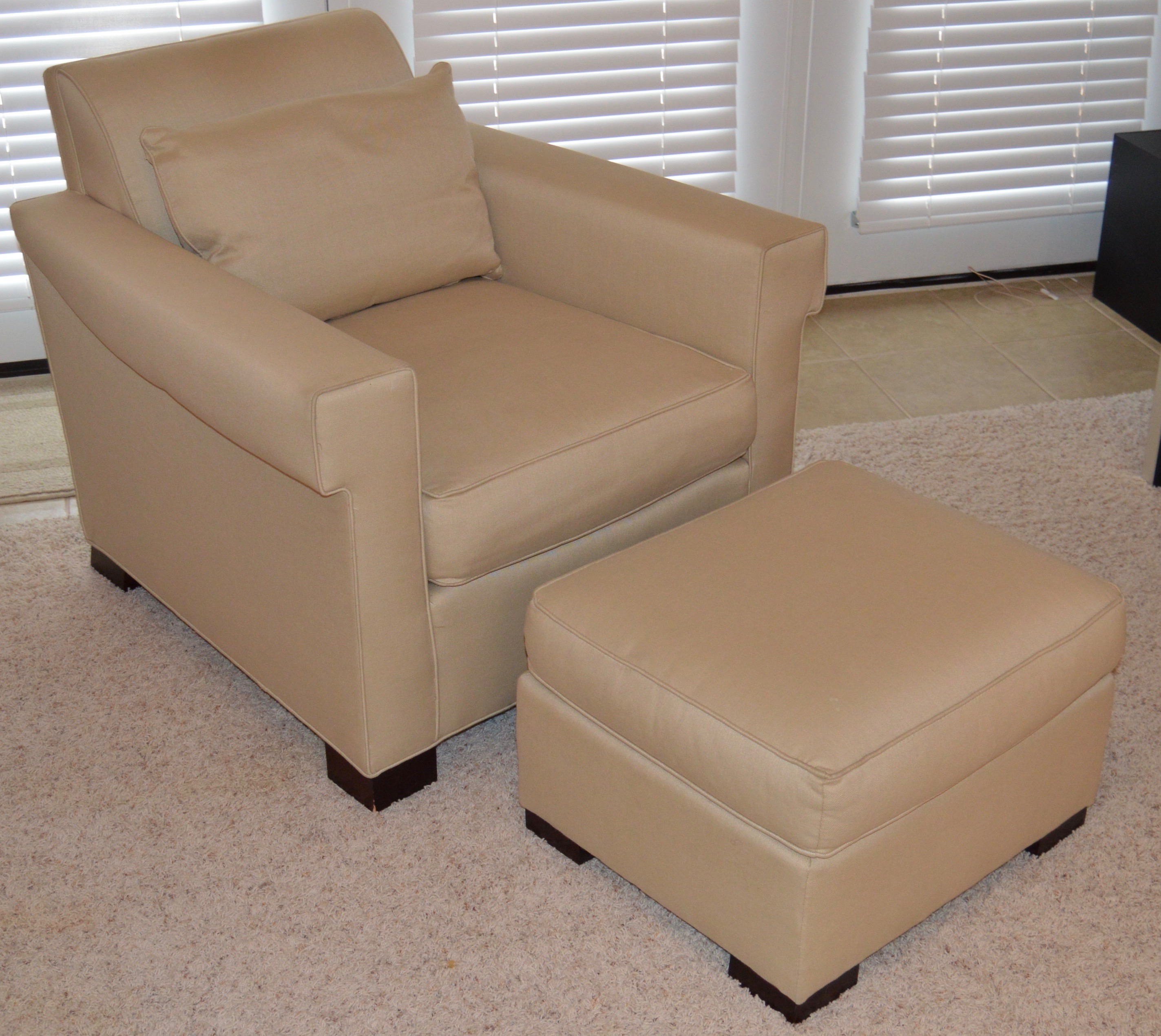 Todd Oldham Armchair and Ottoman by Hickory Chair Co.