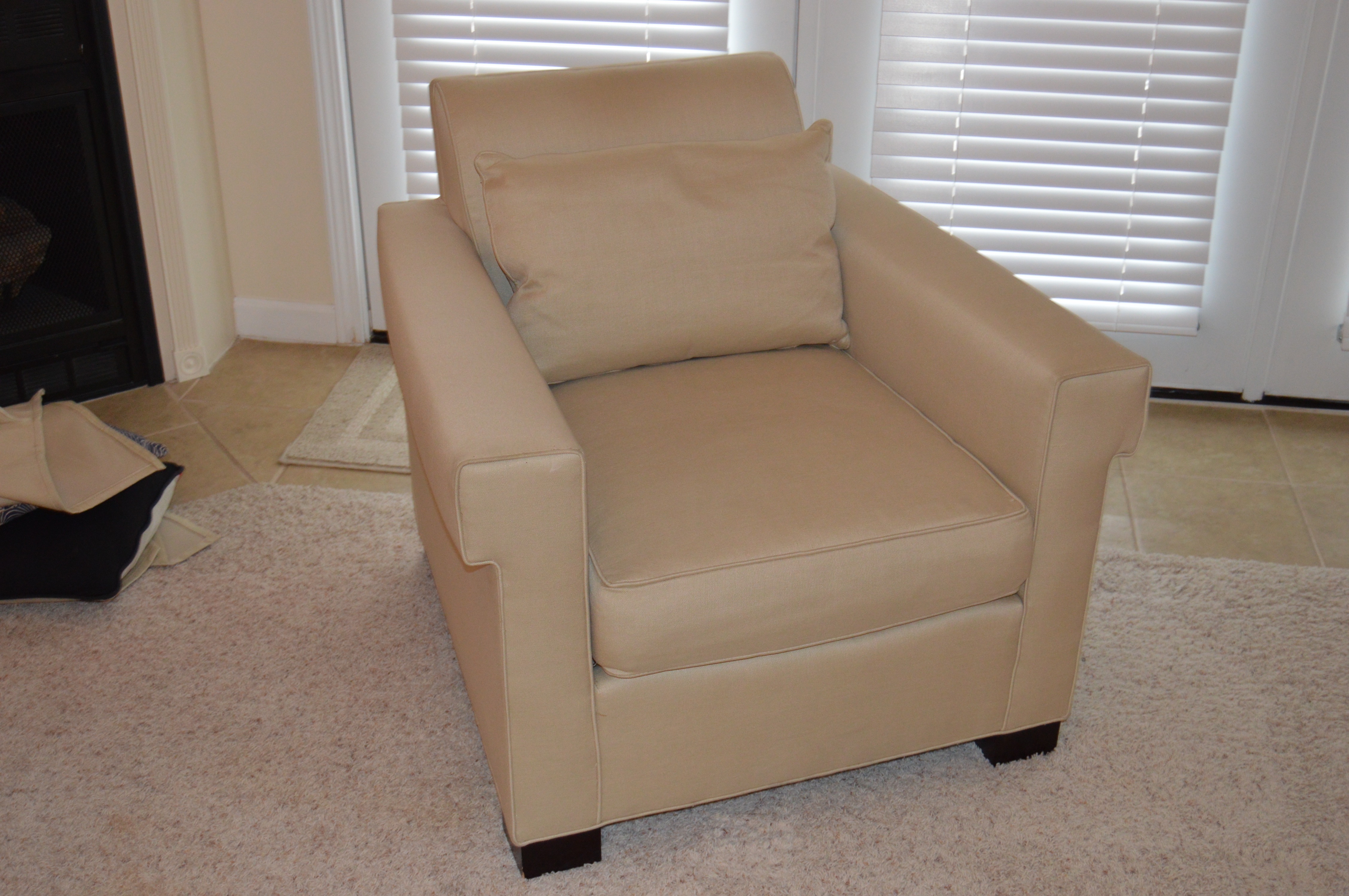 Todd Oldham Armchair and Ottoman by Hickory Chair Co.