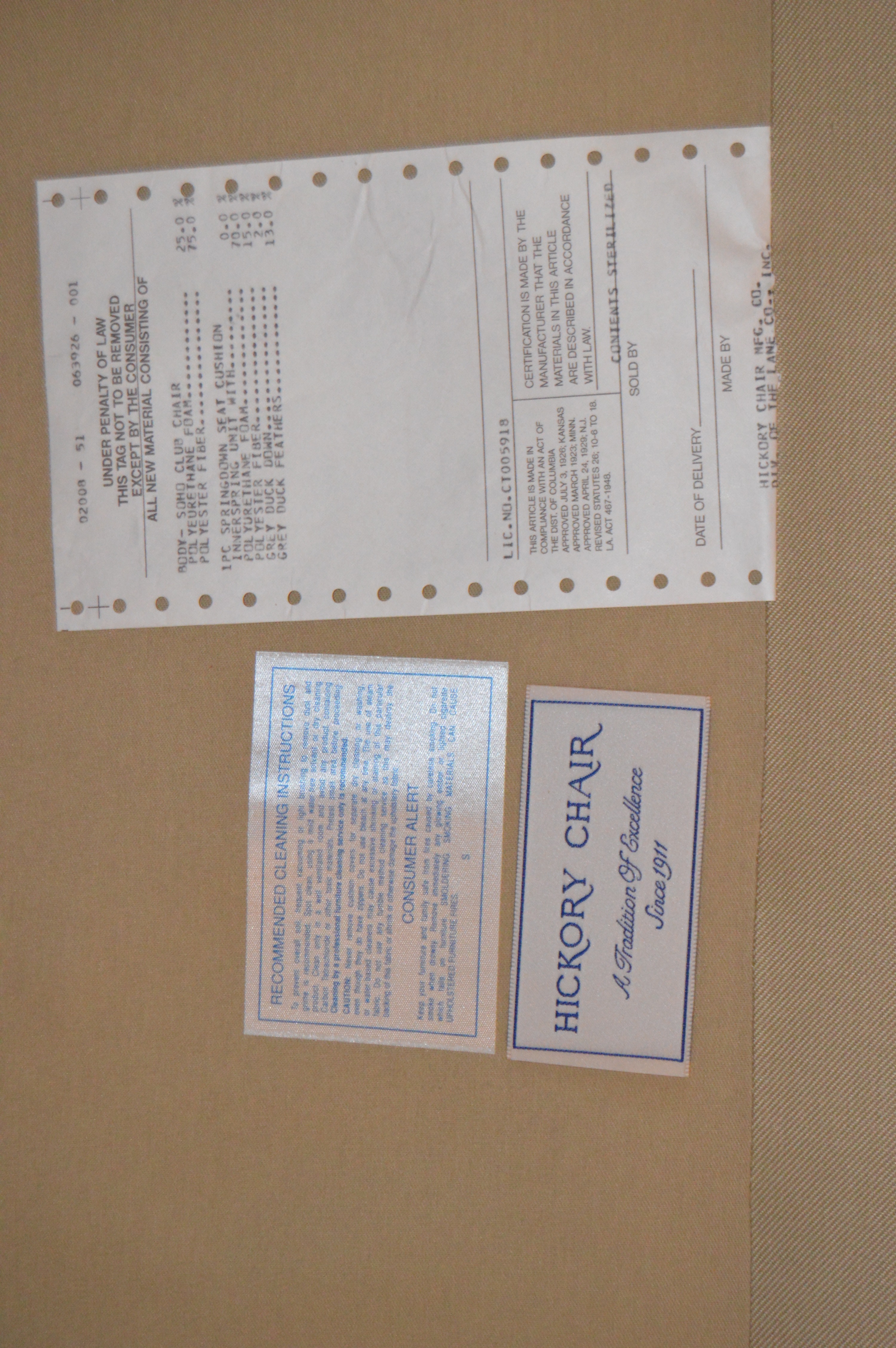 Todd Oldham Armchair and Ottoman by Hickory Chair Co.