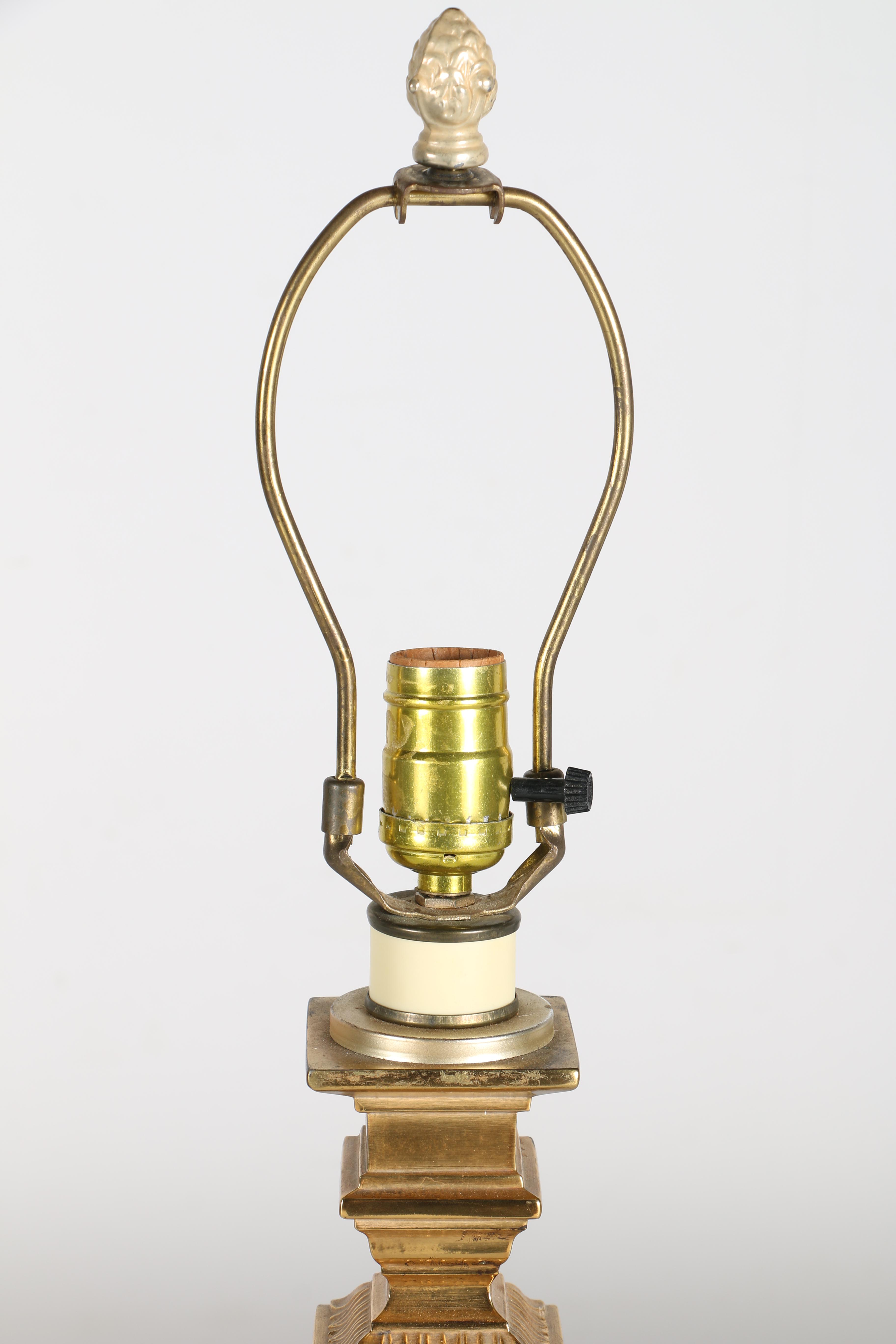 Art Deco Brass Lamp