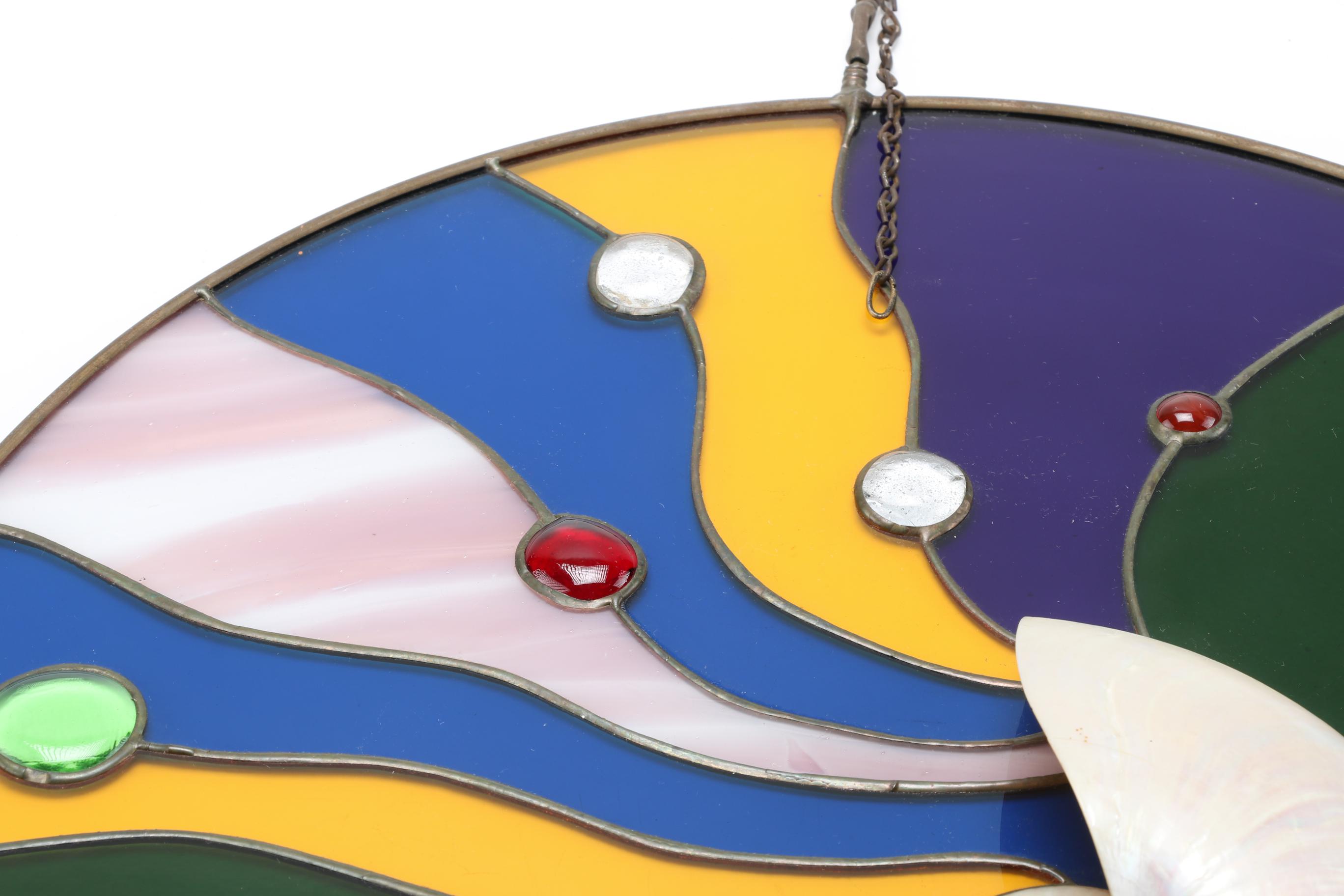 Seashell Stained Glass Piece