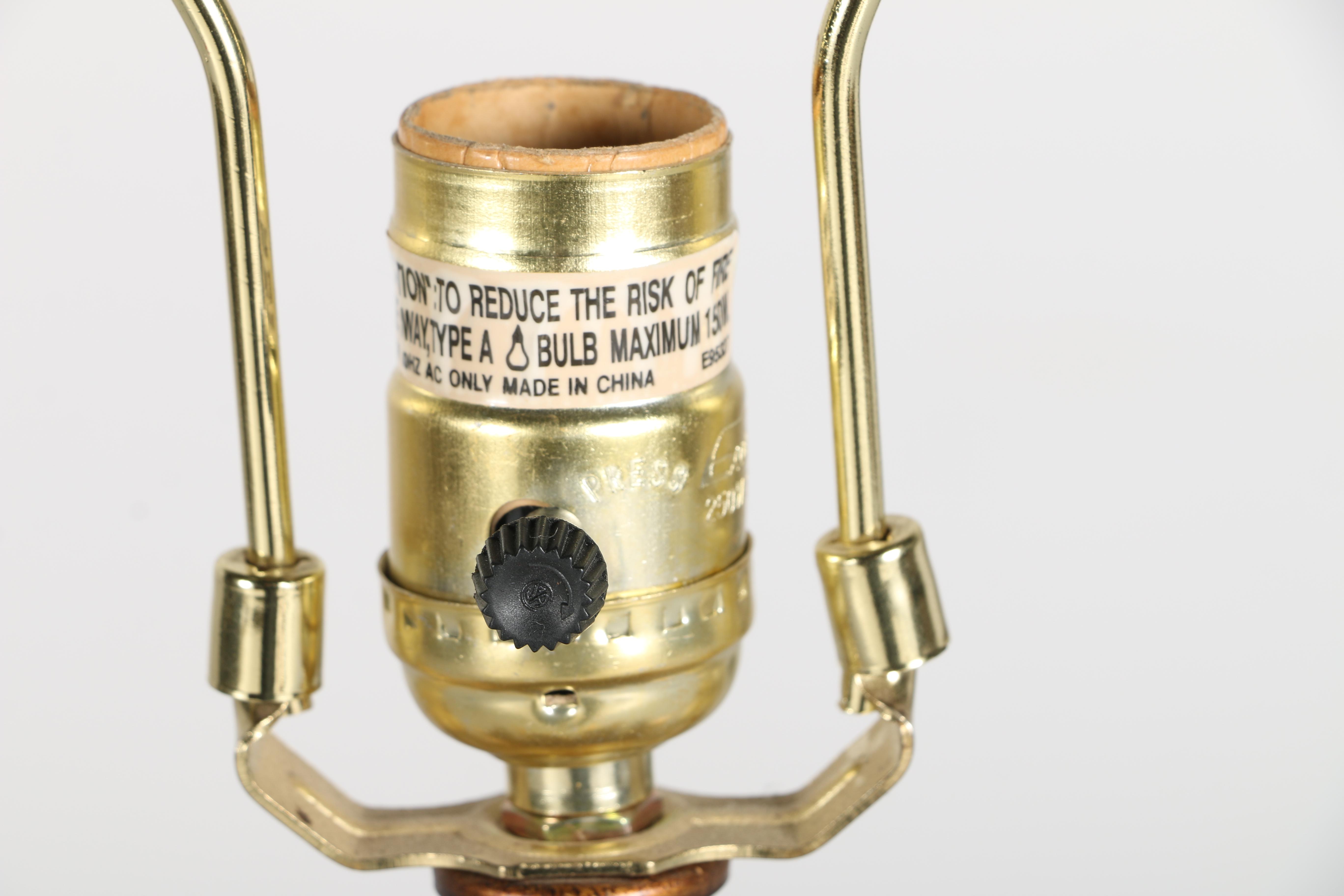 Gold Tone Pineapple Table Lamp