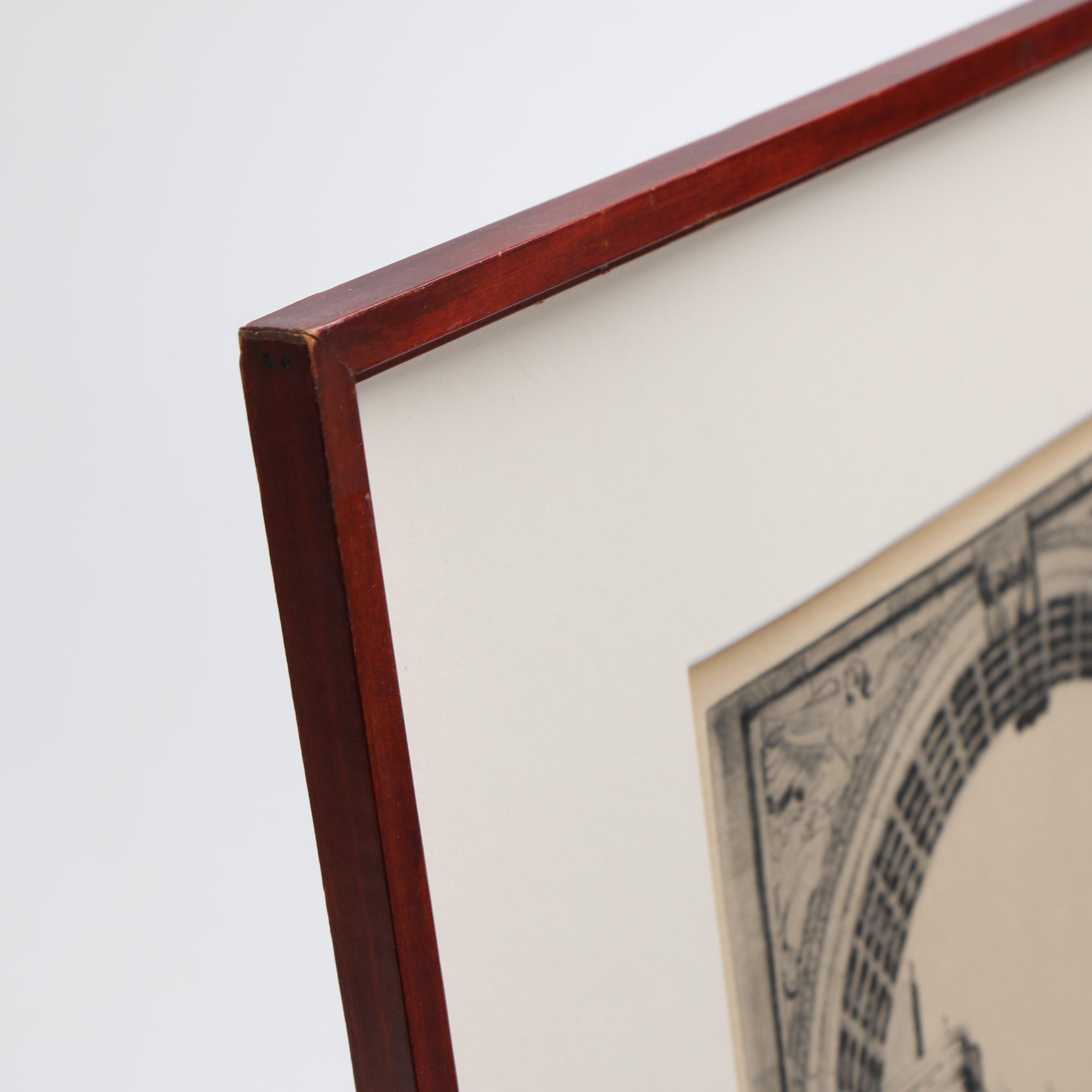 Carman Bonanno Drypoint Etching "Washington Square"