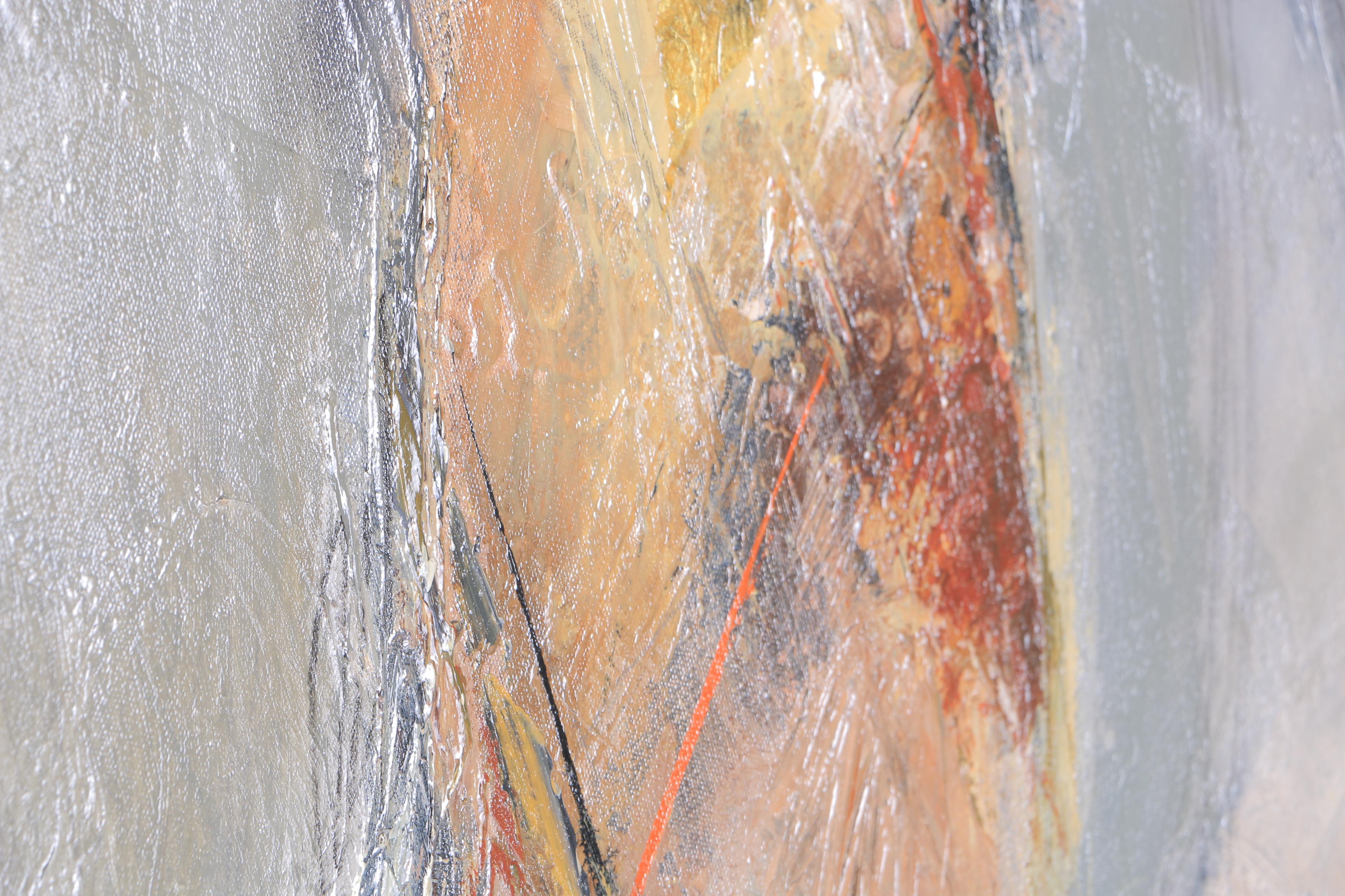 Jolie Harris Large Original Oil on Canvas “Macchiato”