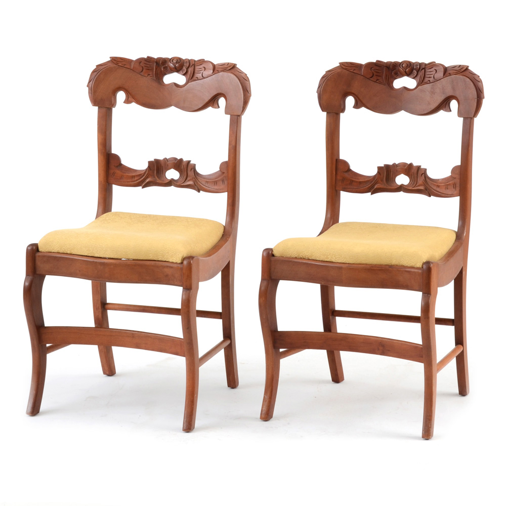 Pair of Empire Side Chairs
