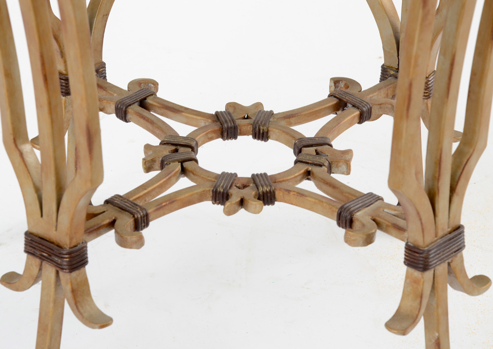 Glass Top Accent Table