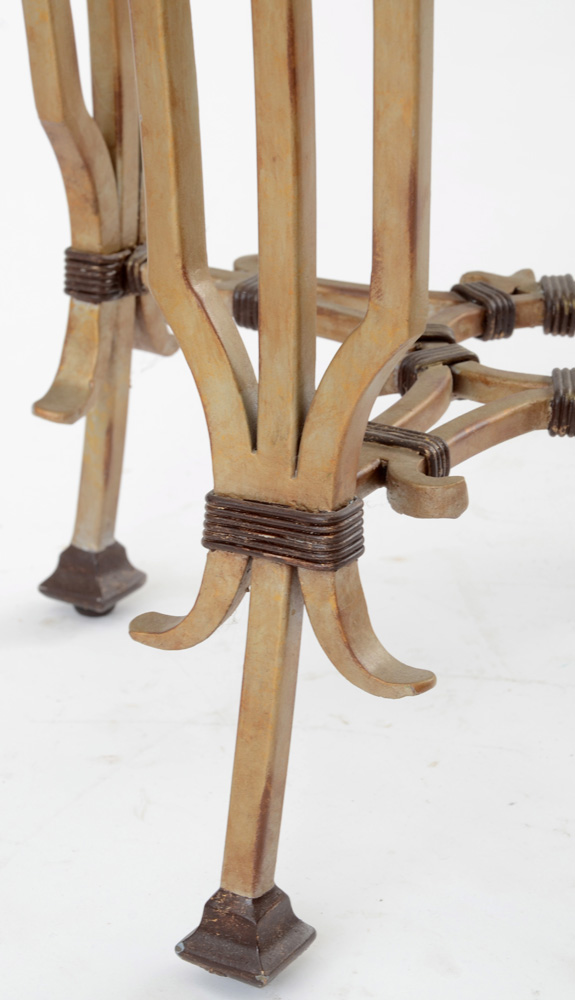 Glass Top Accent Table