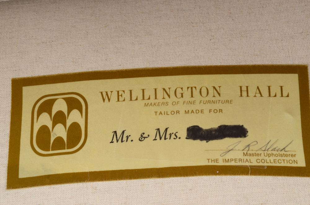 Two Wellington Hall Armchairs