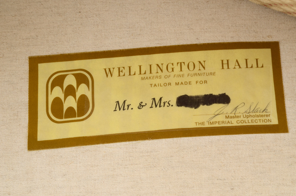 Two Wellington Hall Armchairs