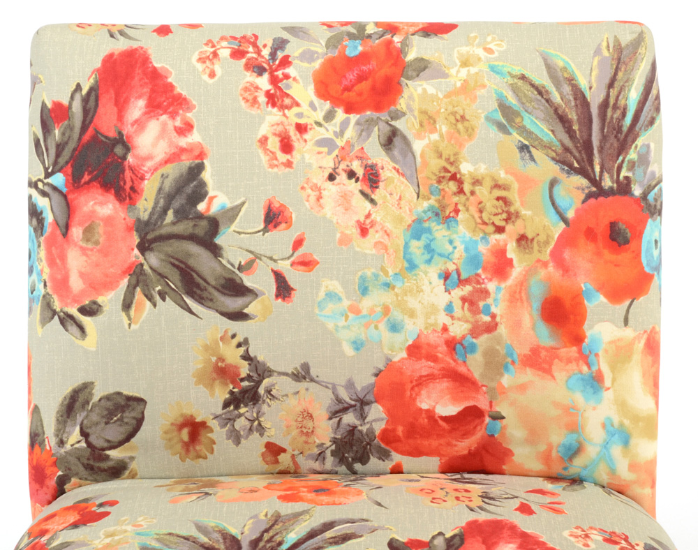 Floral Side Chair