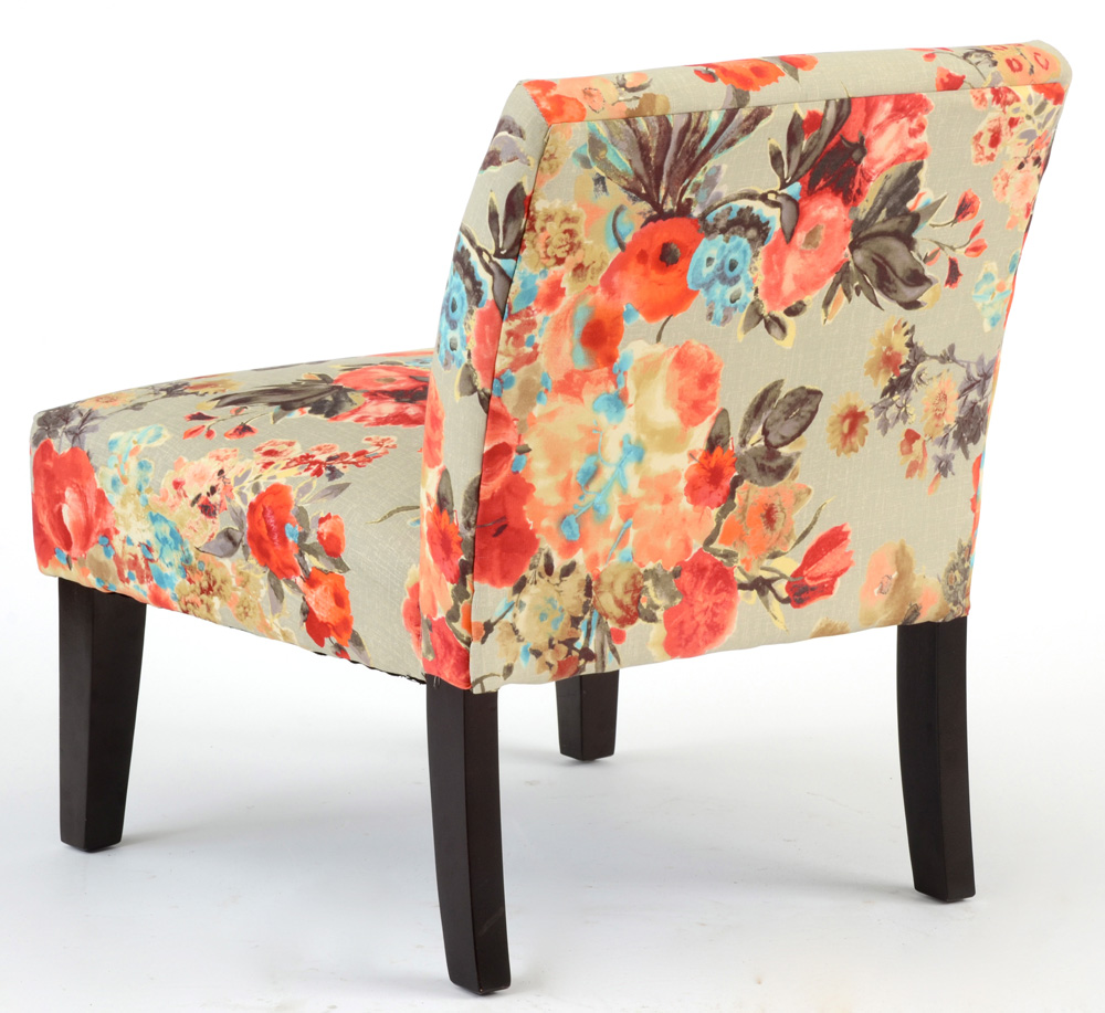 Floral Side Chair