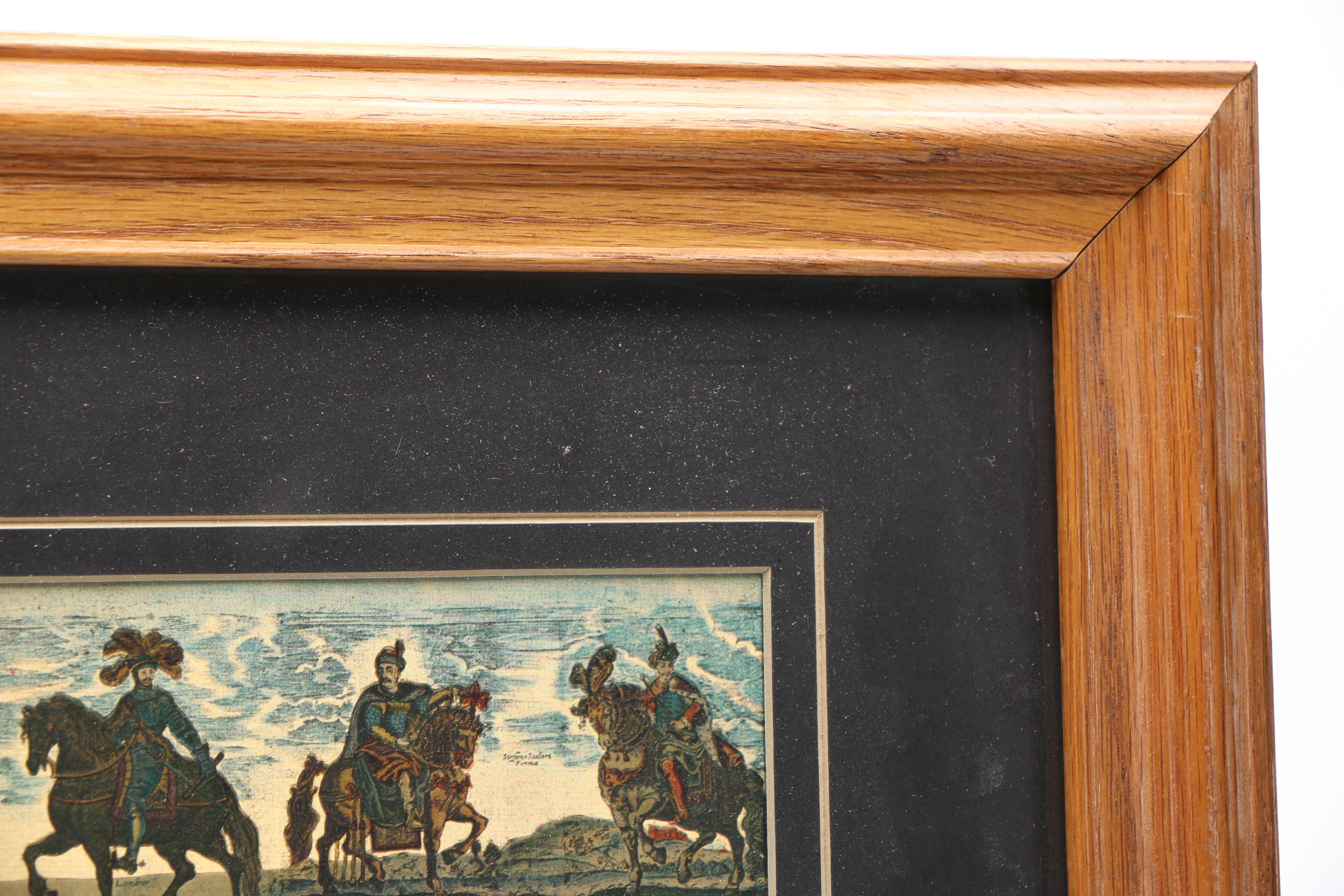 Wychwood Blaeu Offset Lithograph on Fabric of World Map