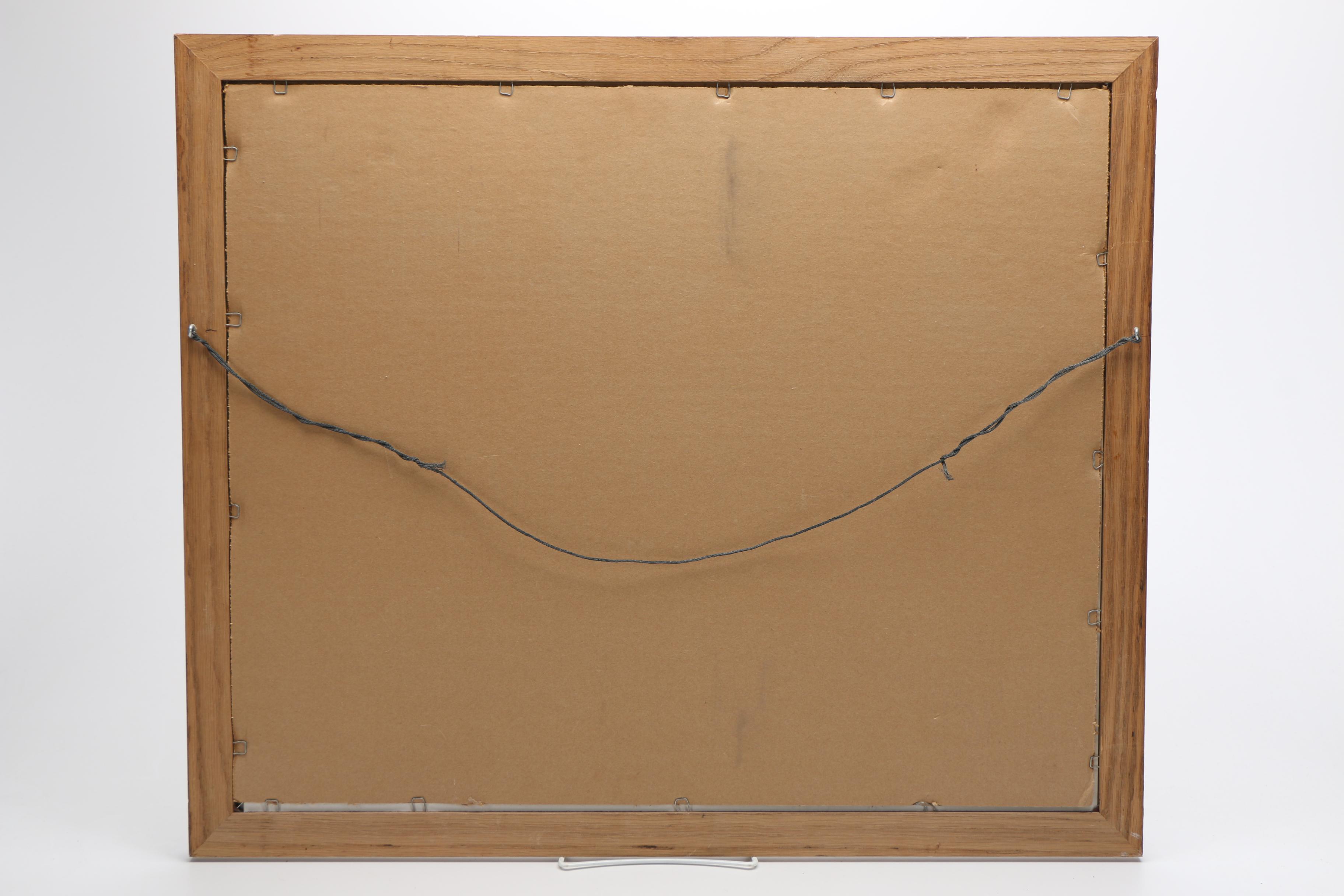 Wychwood Blaeu Offset Lithograph on Fabric of World Map