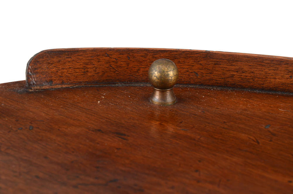 Pair of Solid Mahogany Tiered Oval Tables