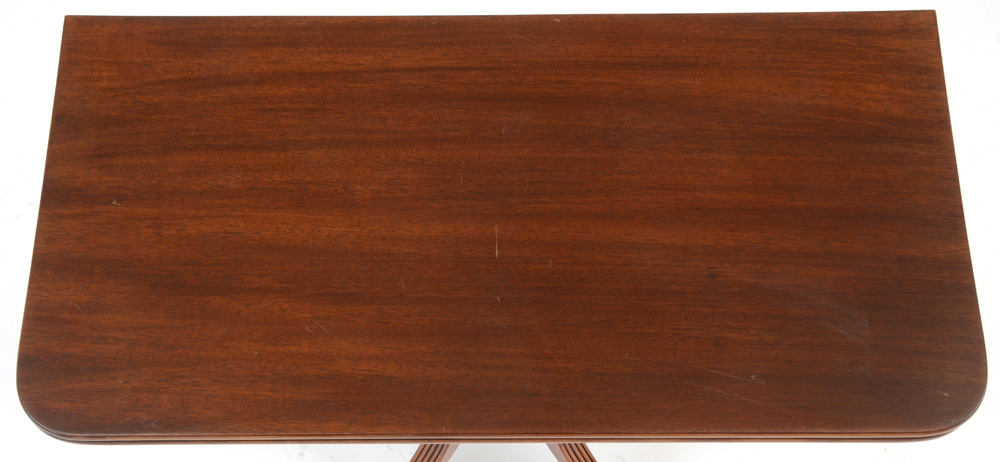 Federal Style Mahogany Game Table