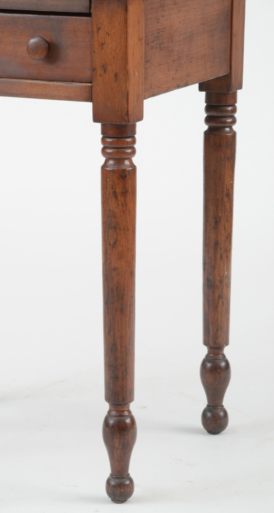 Antique Poplar One Drawer Stand