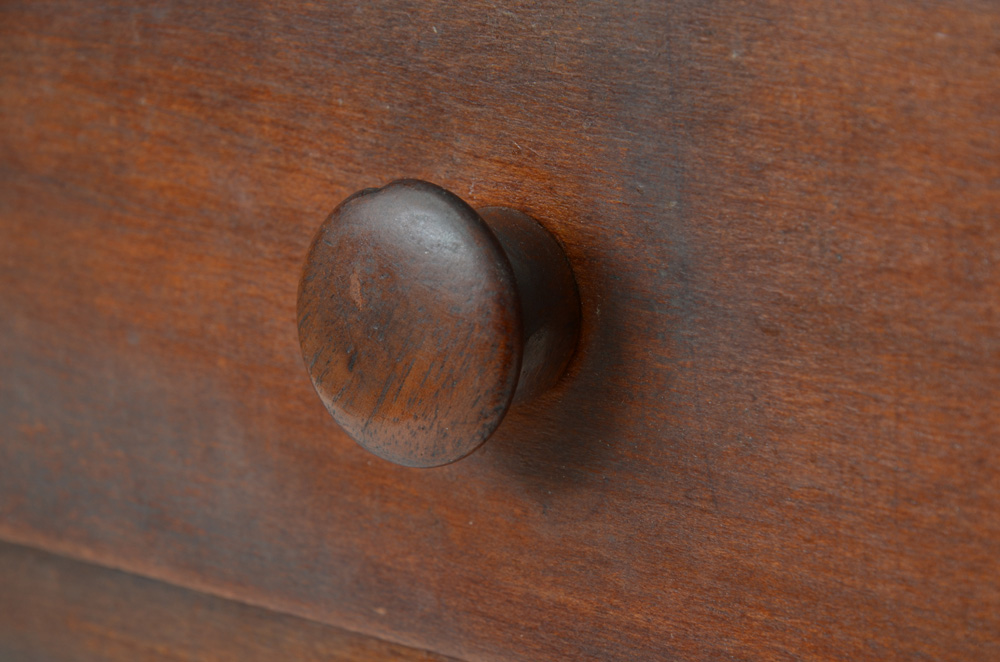 Antique Poplar One Drawer Stand