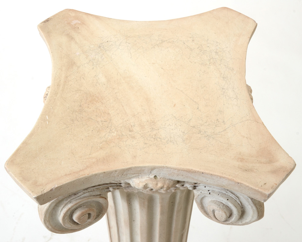 Decorative Cast Fluted Columnar Pedestal